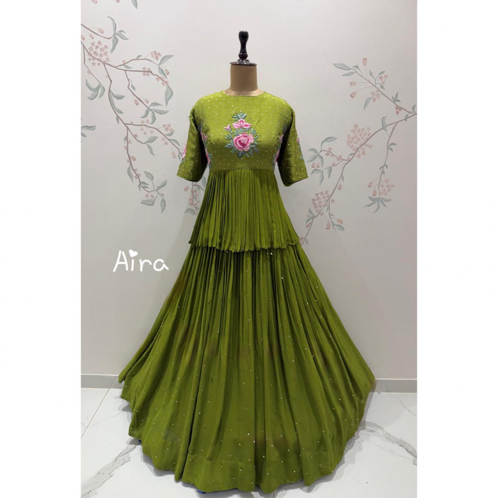 Image of Olive Blossom Croptop