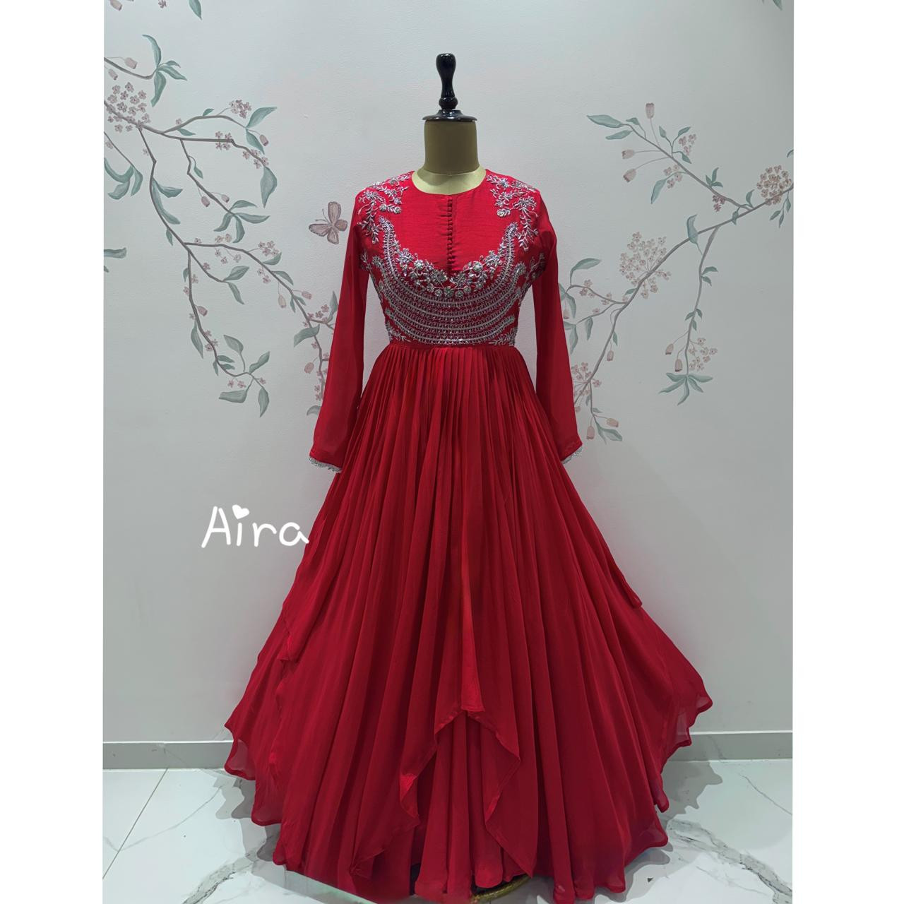 Red Empress gown