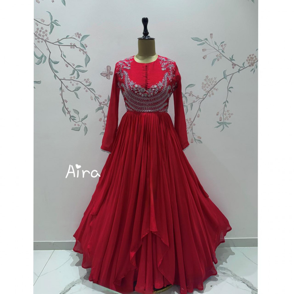 Image of Red Empress gown