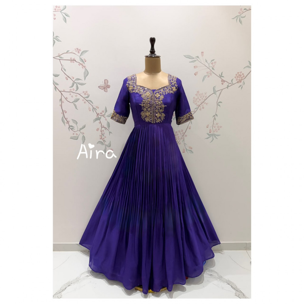 Image of Royal violet dress