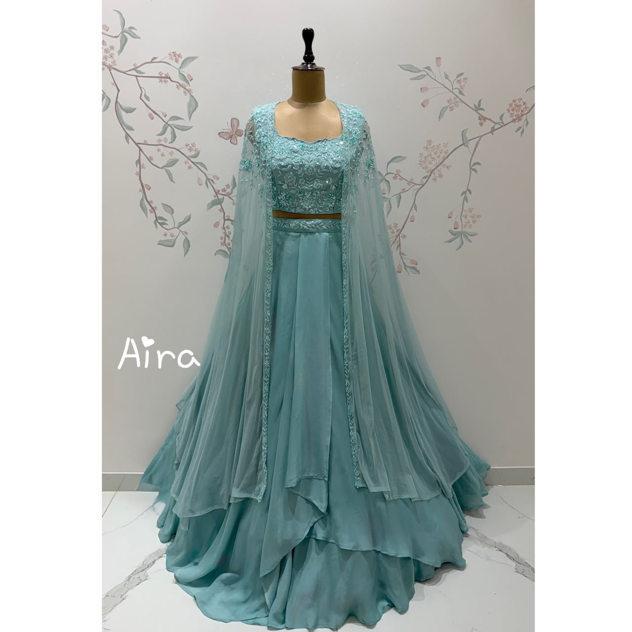 Seafoam Symphony Croptop