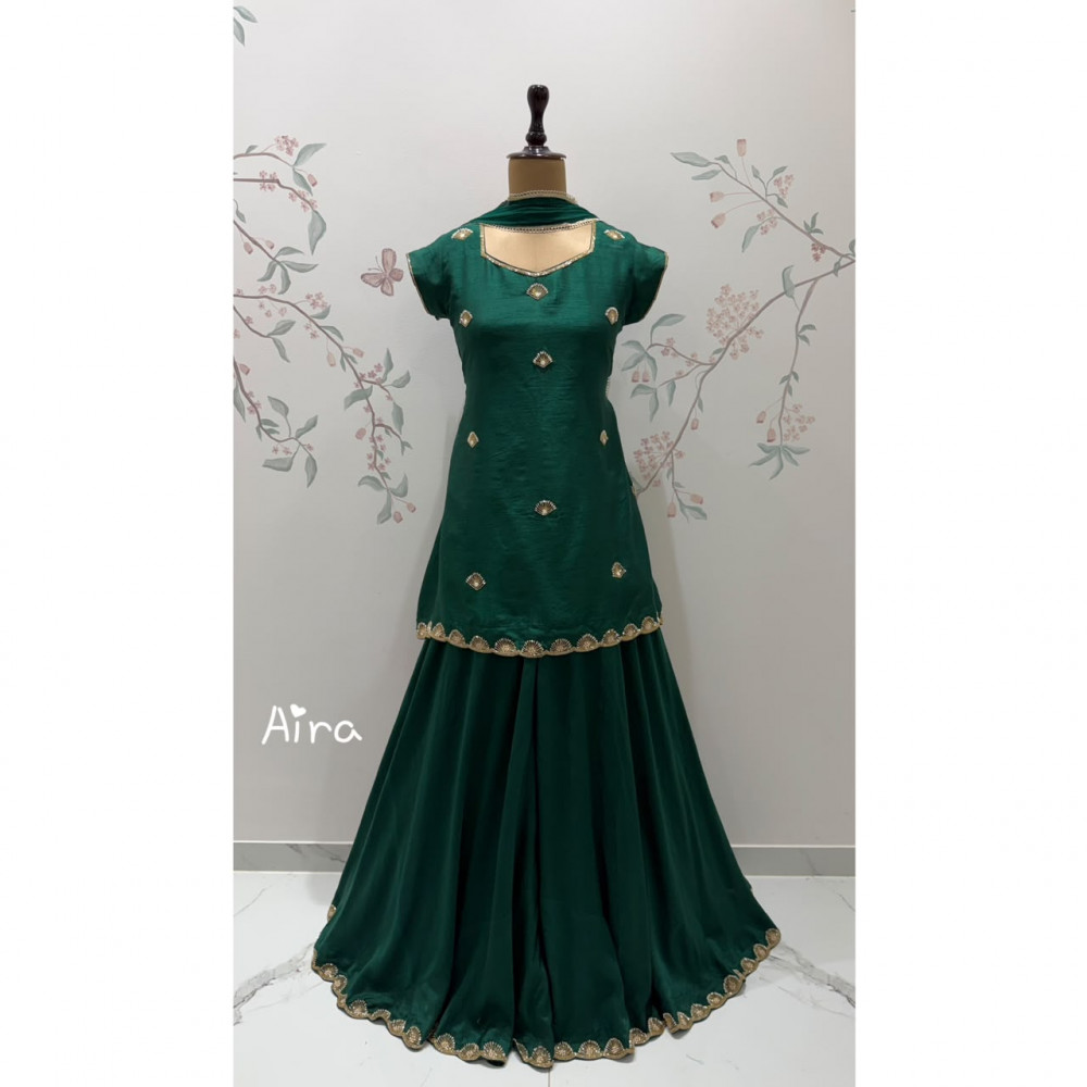 Image of Bottle Green Pallazo