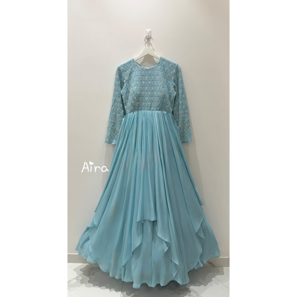 Image of Aquamarine Elegance Gown