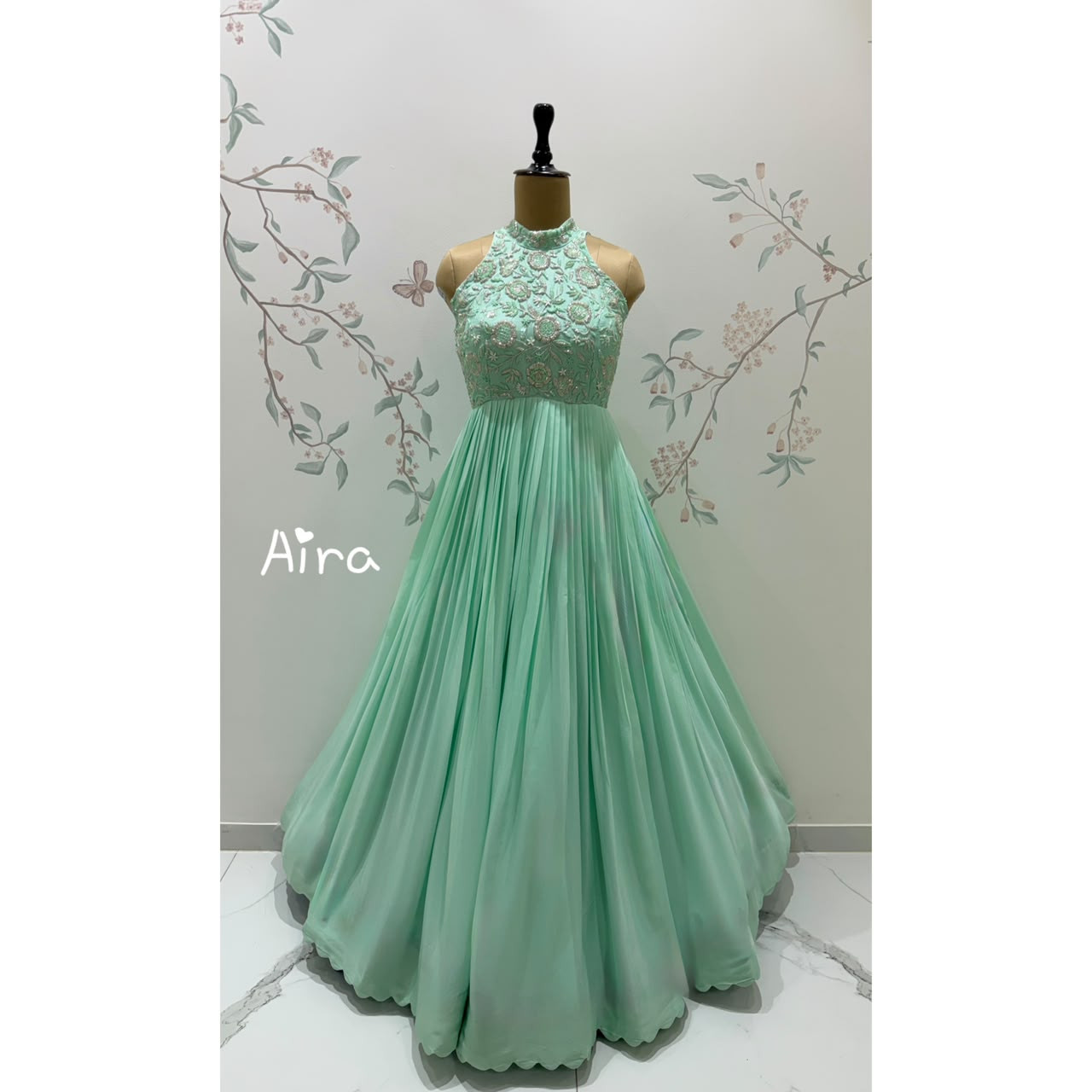 Mint Meadows Gown