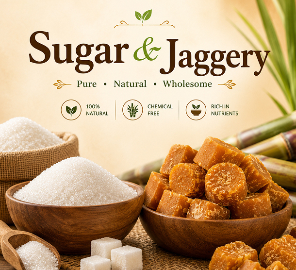 Sugar &amp; Jaggery