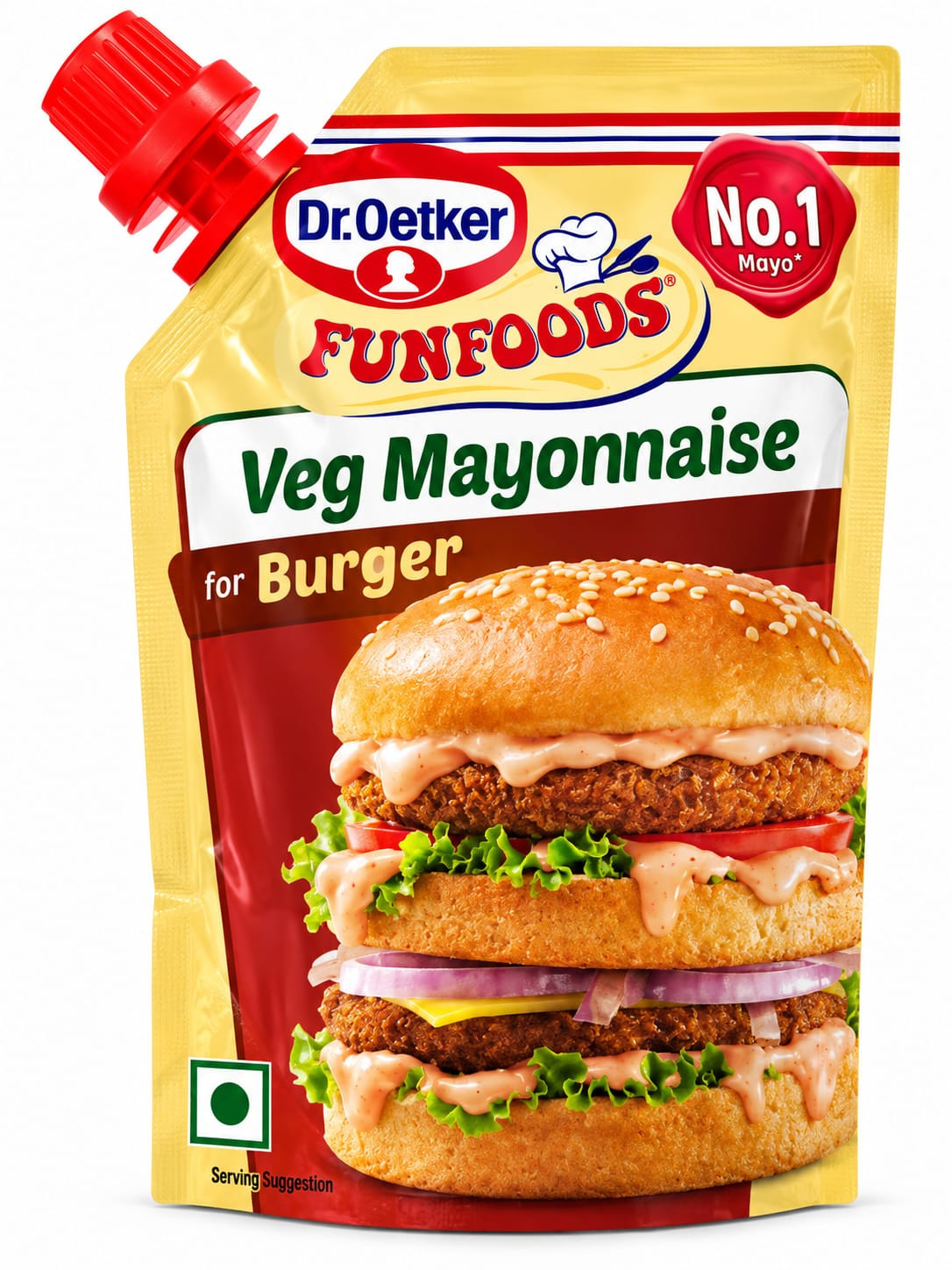 Dr. Oetker Veg Mayonnaise Burger 100g