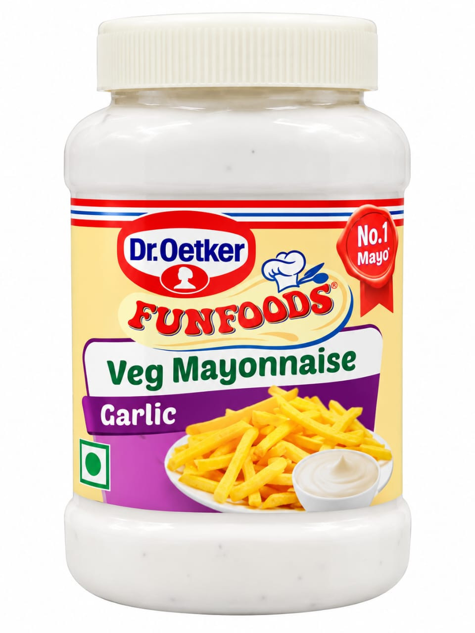 Dr. Oetker Veg Mayonnaise Garlic 250g