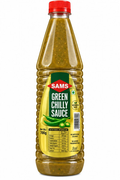 Image of Sams Green Chilly Sauce 700g