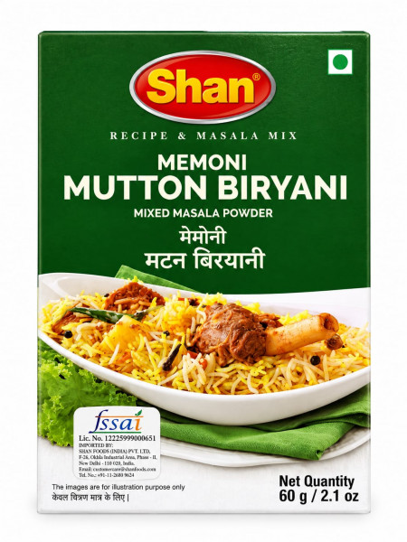 Image of Shan Memoni Mutton Biryani Masala Powder 60g