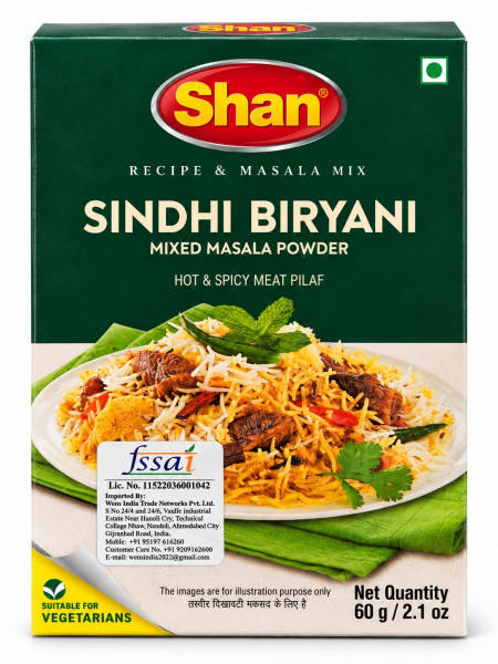 Image of Shan Sindhi Biryani Masala Powder 60g