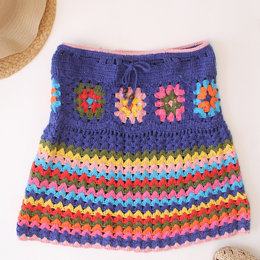 girls crochet skirt
