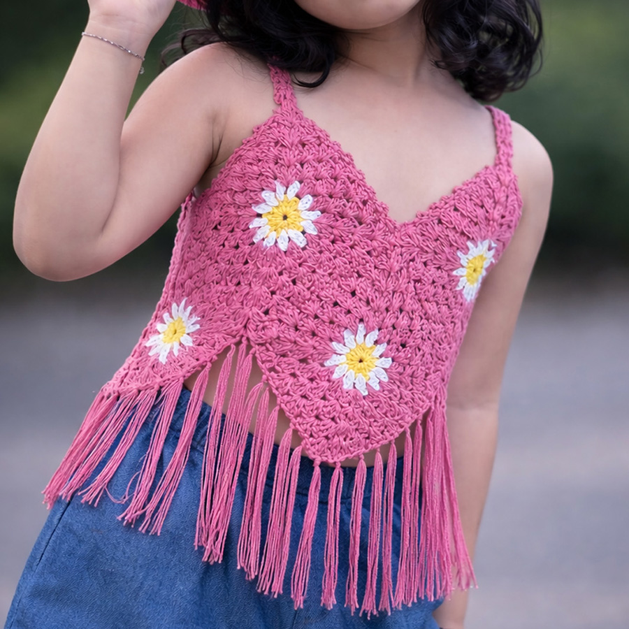 girls crochet top