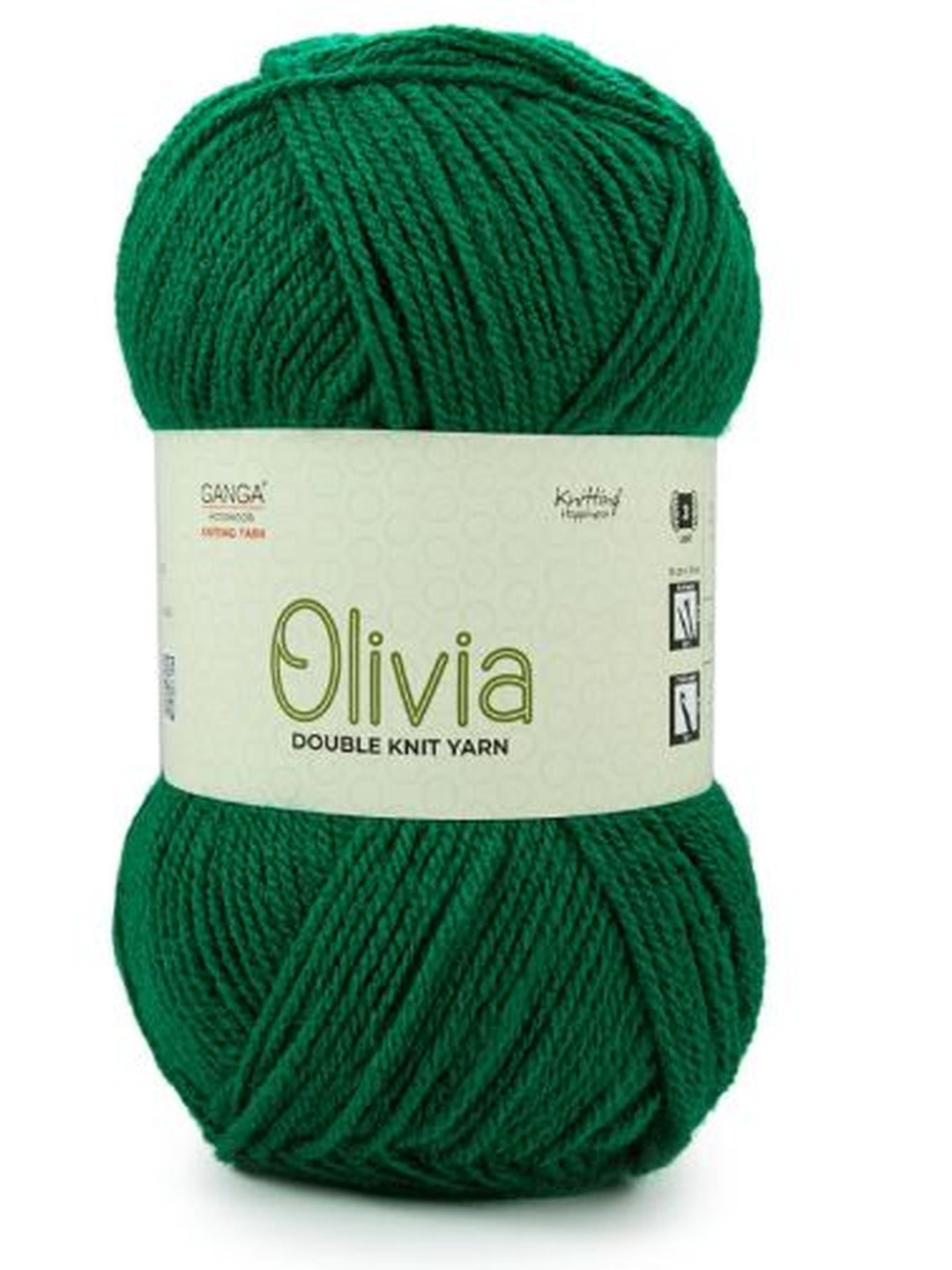 Ganga Olivia 100 grams - Shade OLV017 - Dark Green