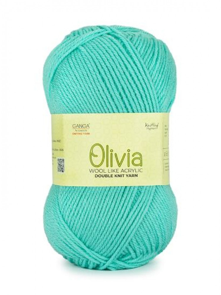 Image of Ganga Olivia 100 grams - Shade OLV024 - Sea Green