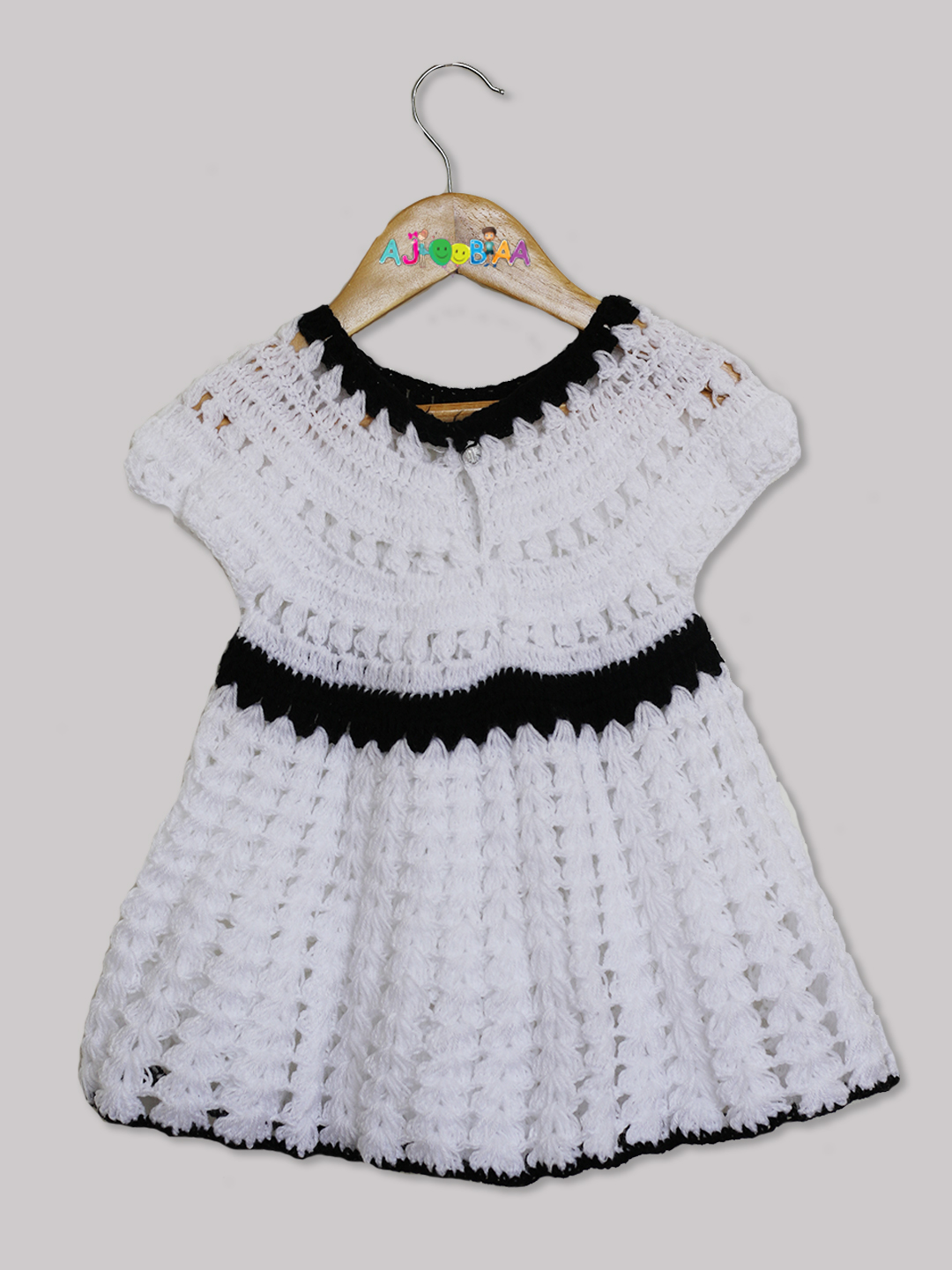 Woonie Handmade Woolen Frock with Shrug