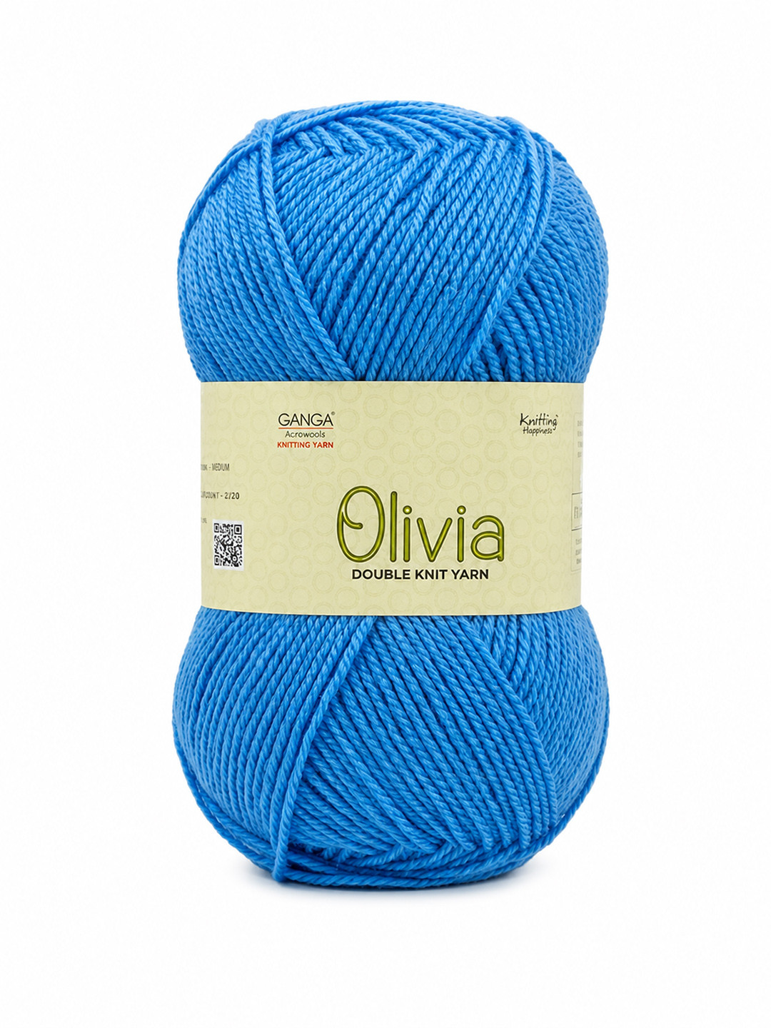 Ganga Olivia 100 grams - Shade OLV033 - Azure Blue