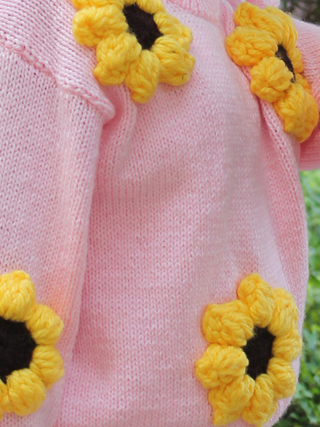 Woonie Sunflower Pullover - Pink