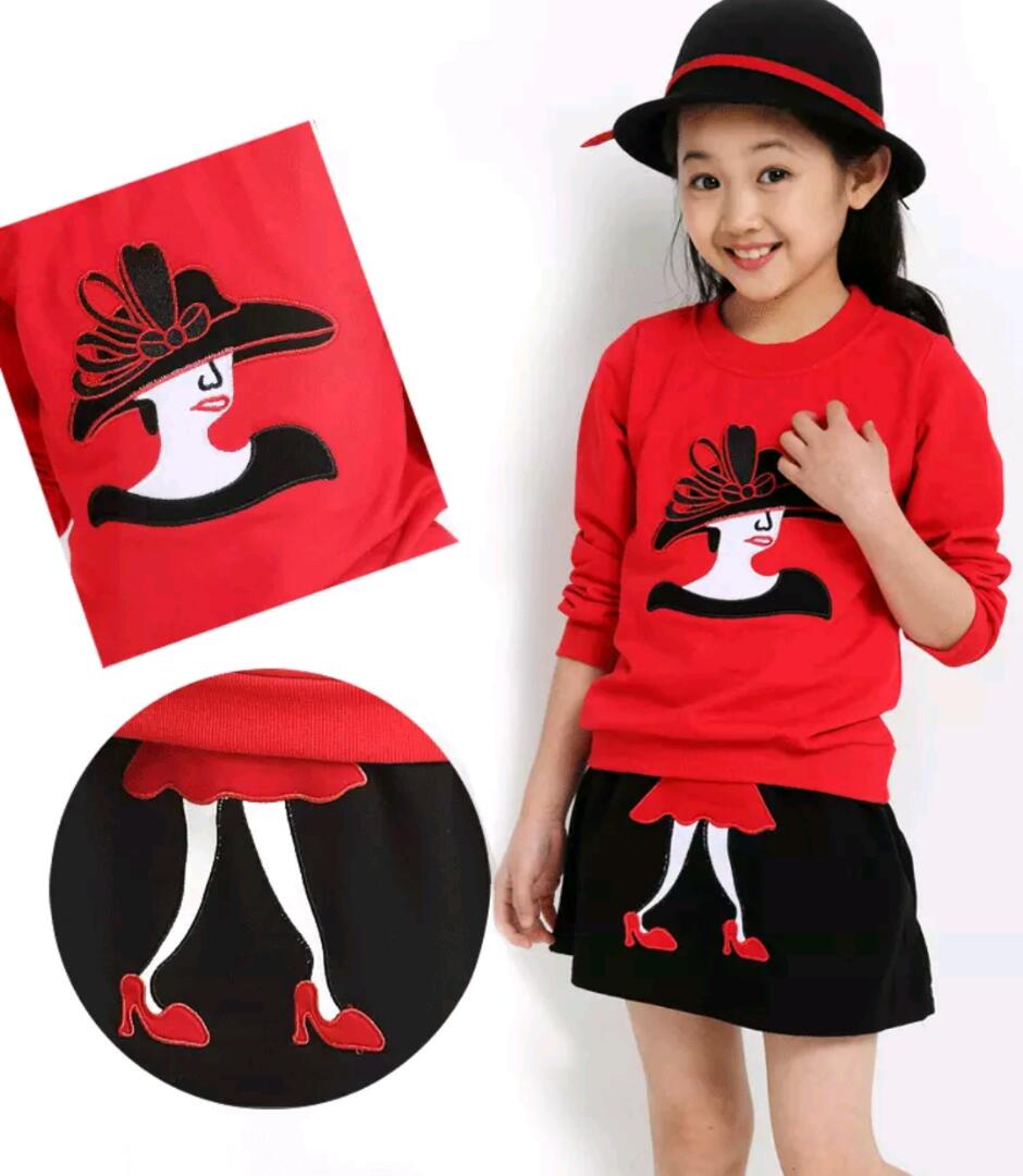 Autumn Wear Top with Mini Skirt
