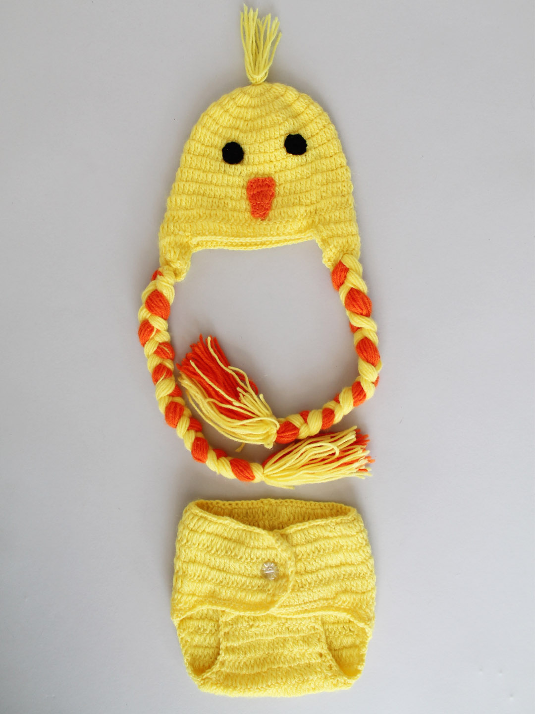 Bird Newborn Portrait Props - Yellow Easter Photo Props