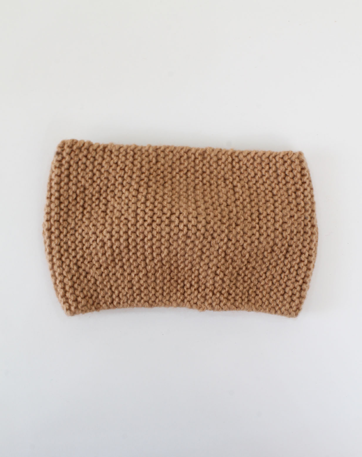 Velvery Handmade Womens Bow Design Ear Warmer-Beige