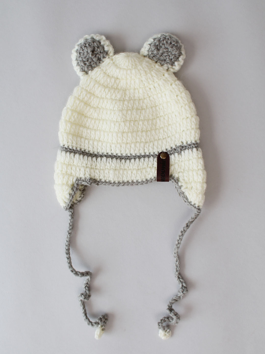 Bunny Jumpsuit with Cap and Boots for Infants - Light Grey