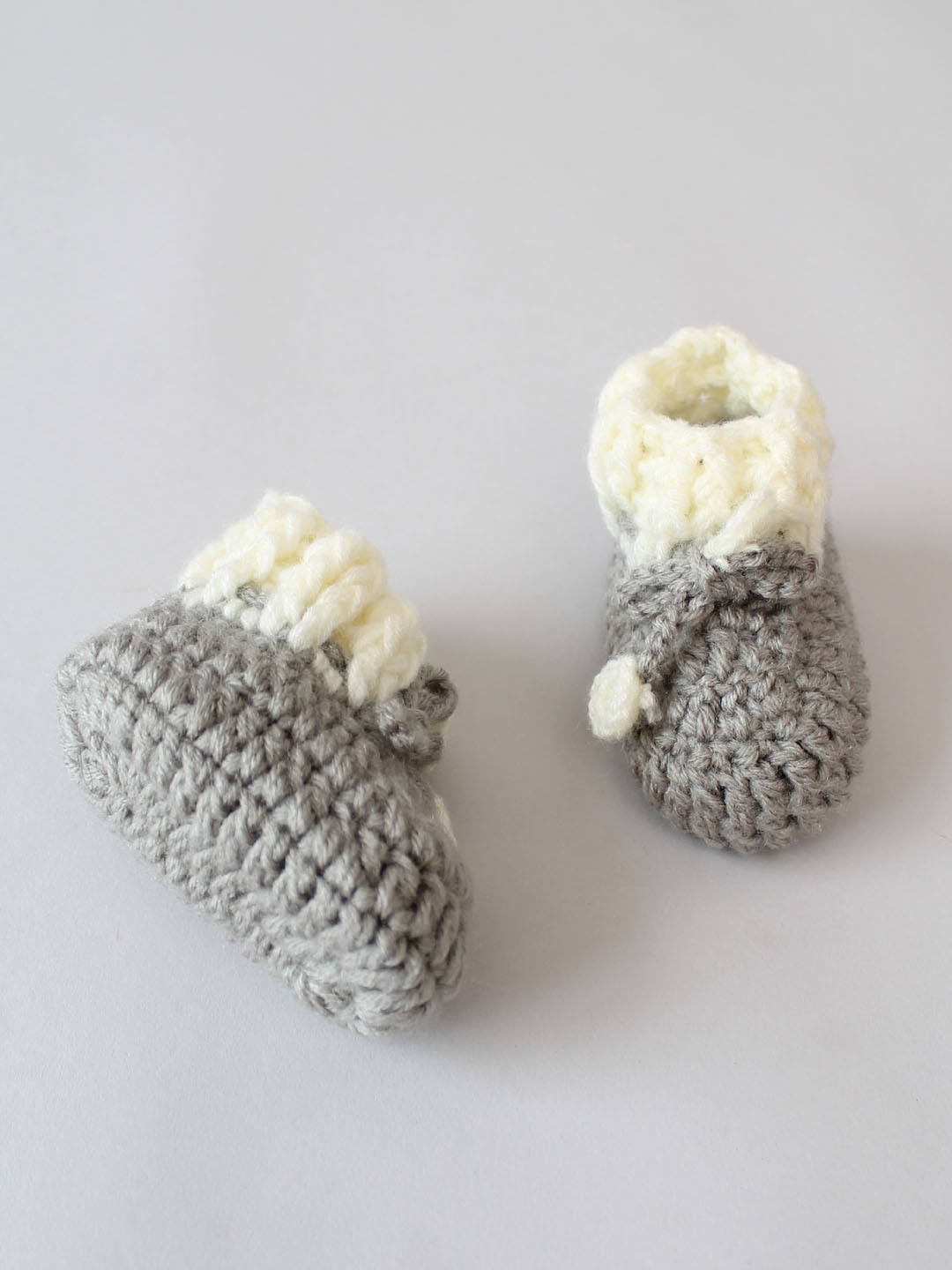 Bunny Jumpsuit with Cap and Boots for Infants - Light Grey