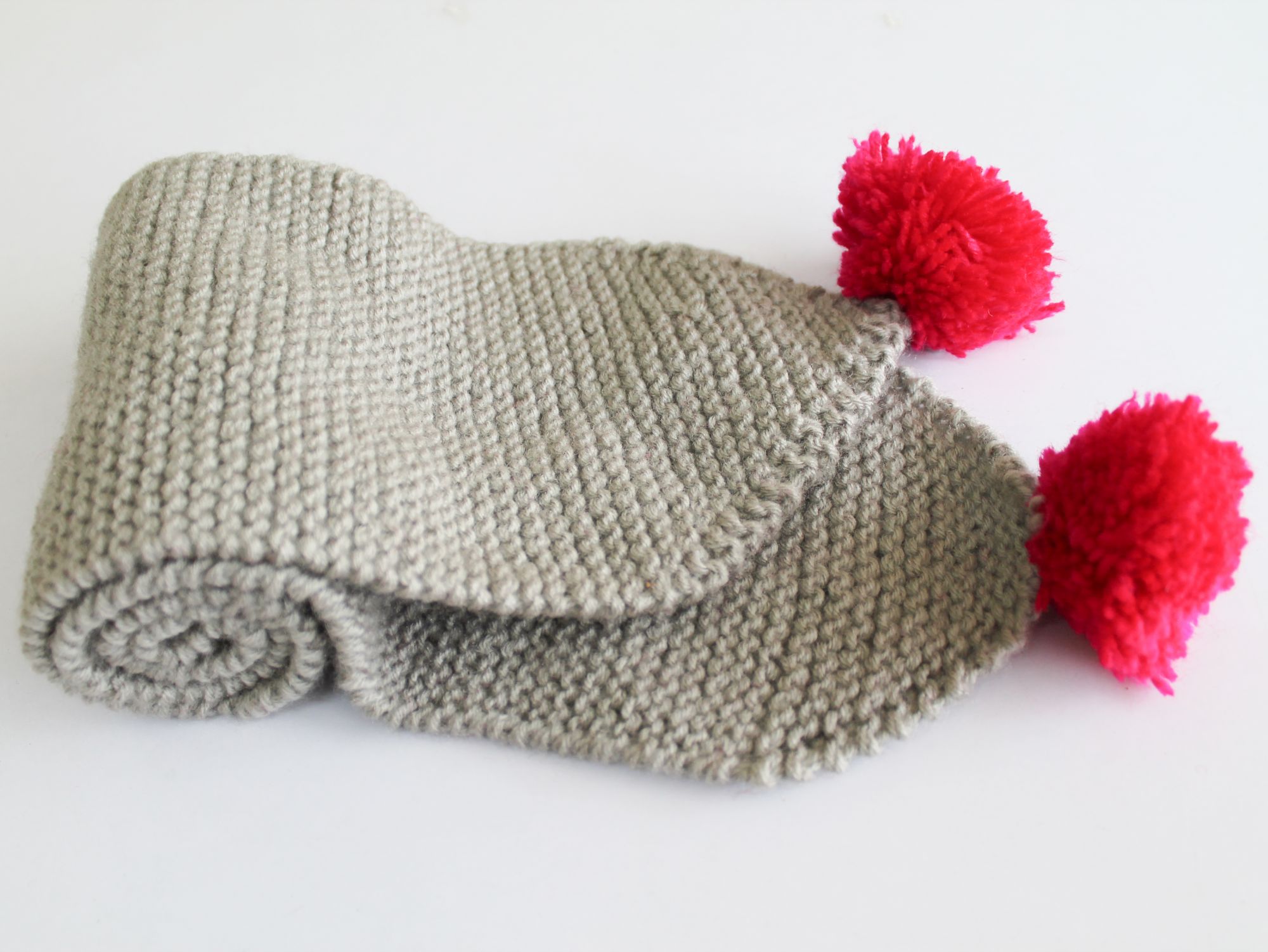 Woonie Handmade Muffler - Grey