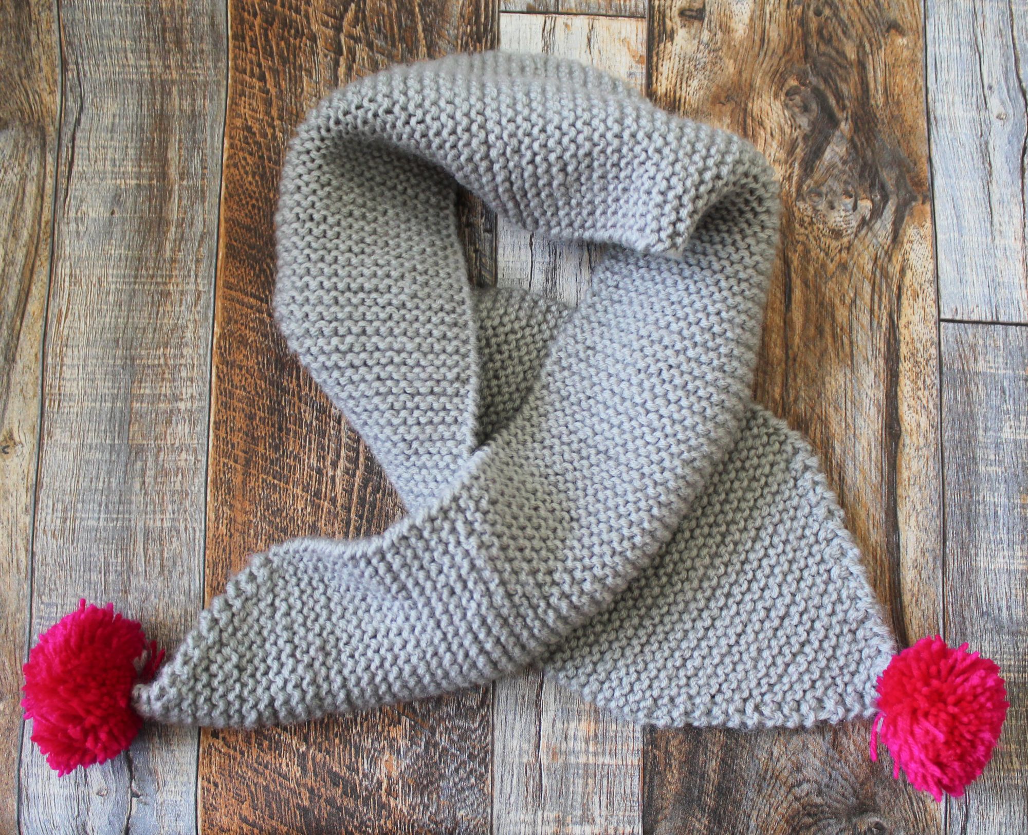 Woonie Handmade Muffler - Grey