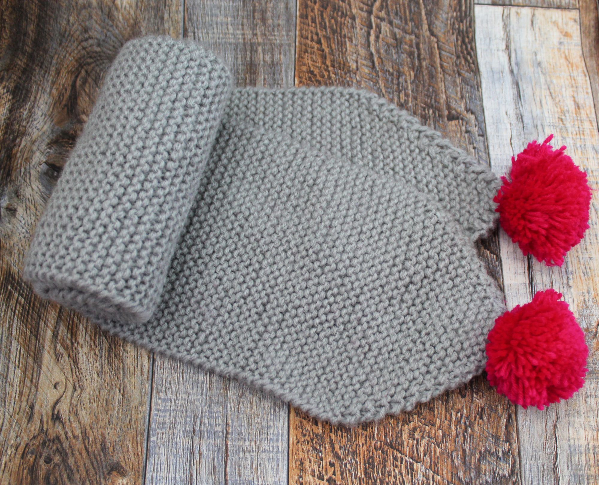 Woonie Handmade Muffler - Grey