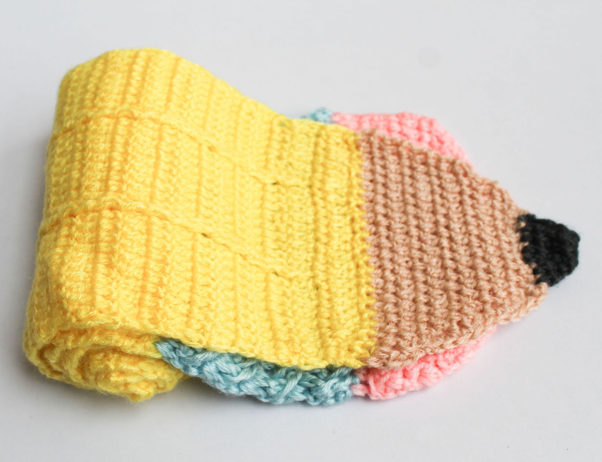 Woonie Handmade Pencil Theme Muffler-Yellow