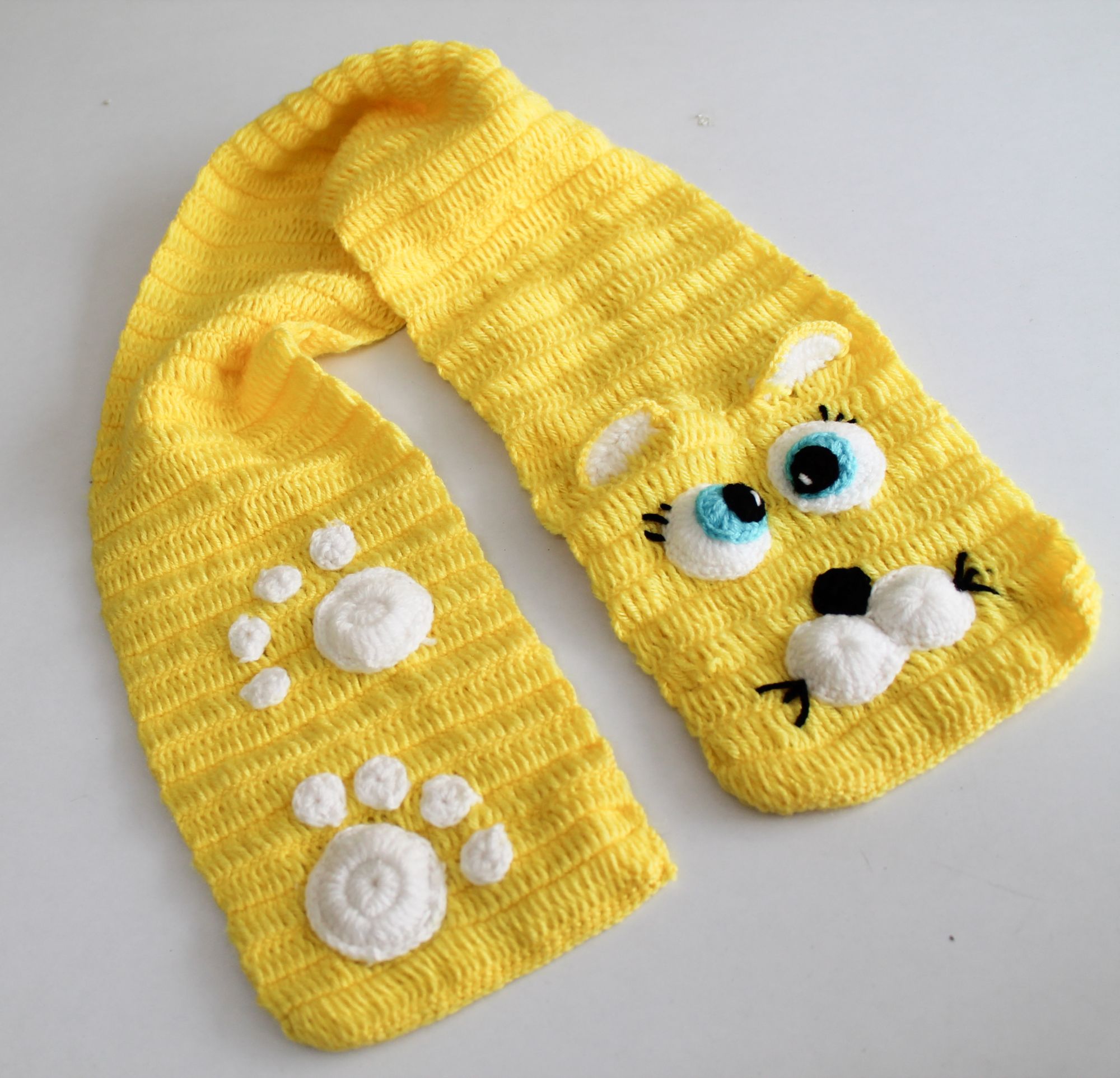 Woonie Handmade Muffler - Yellow