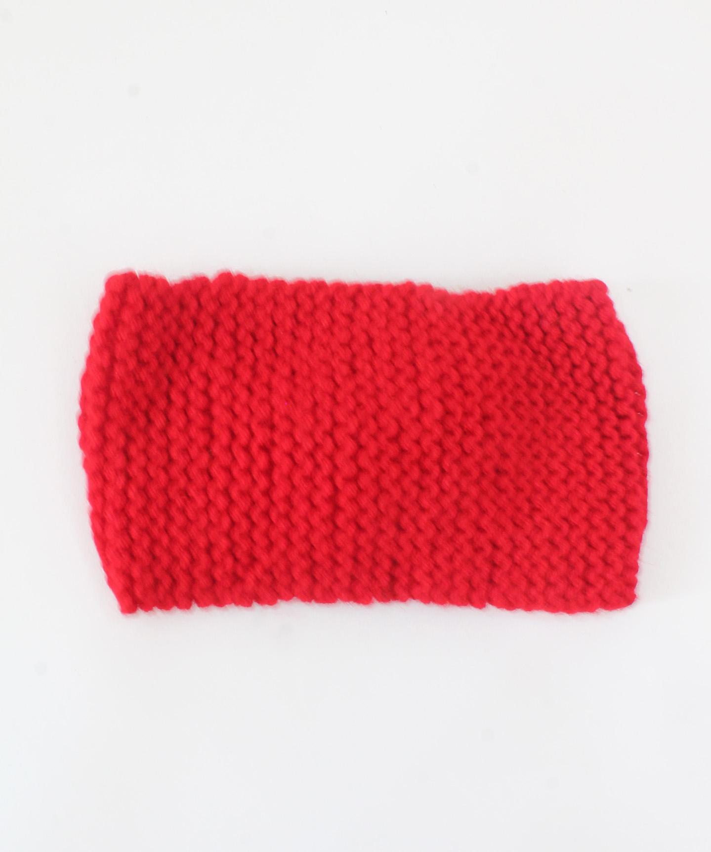 Woonie Handmade Twisted Knitted Headband - Red