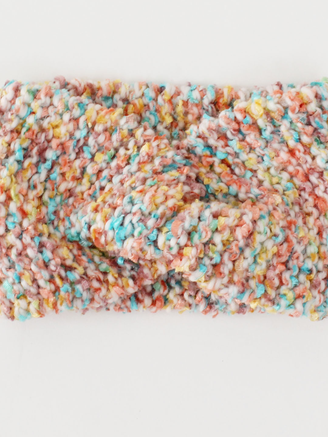 Woonie Handmade Twisted Knitted Headband-Multicoloured