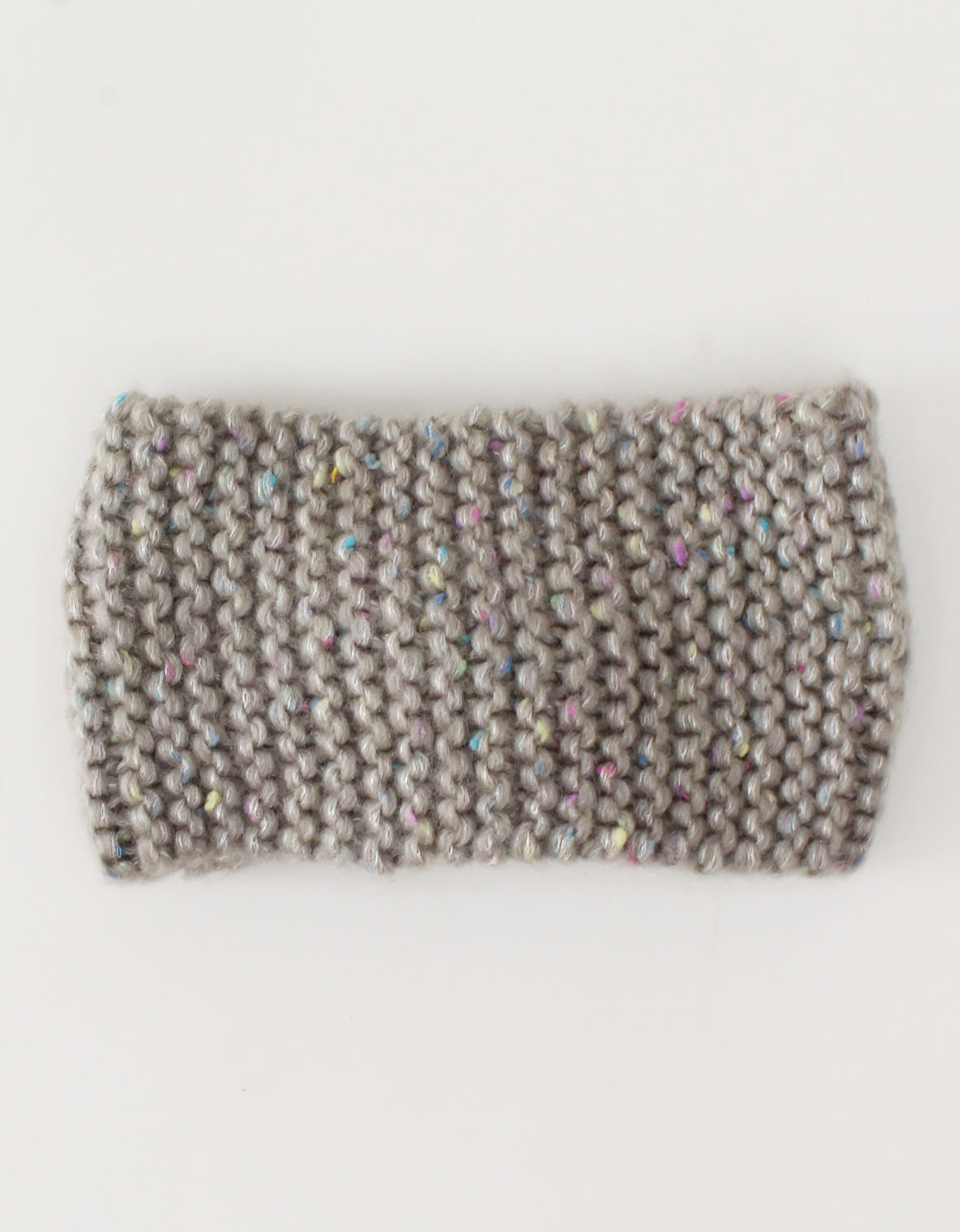Woonie Handmade Twisted Knitted Headband-Grey