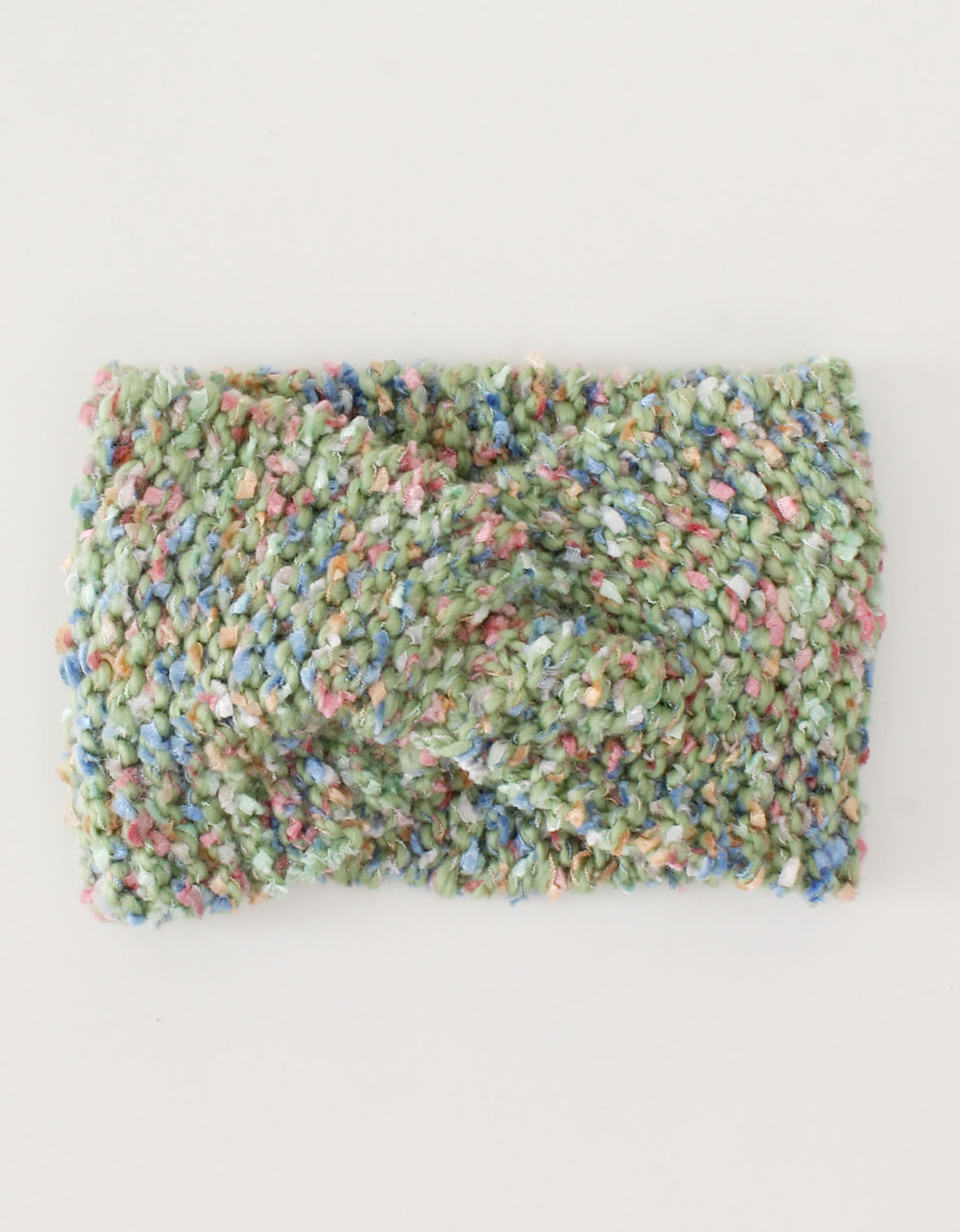 Woonie Handmade Twisted Knitted Headband-Green