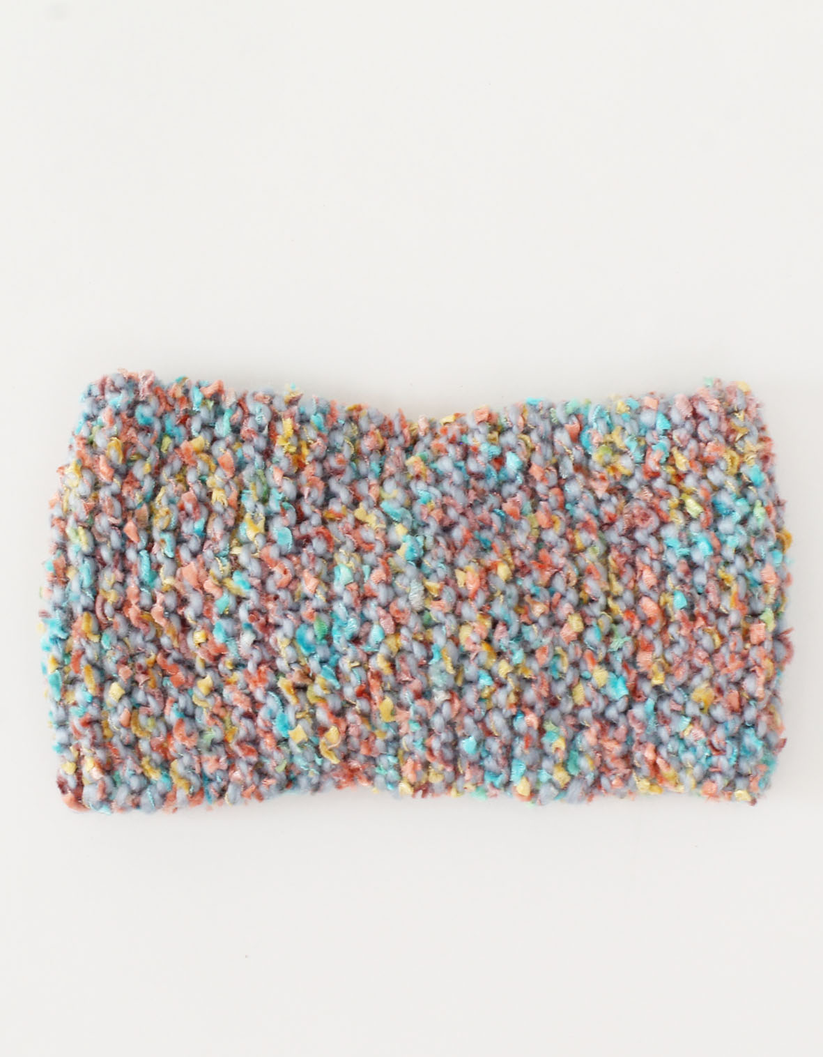Woonie Handmade Twisted Knitted Headband-Multicoloured