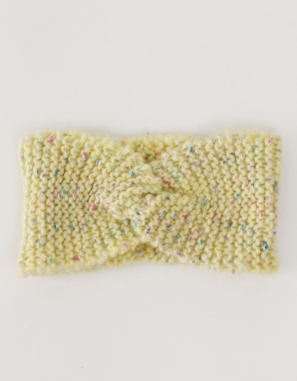 Woonie Handmade Twisted Knitted Headband-Yellow