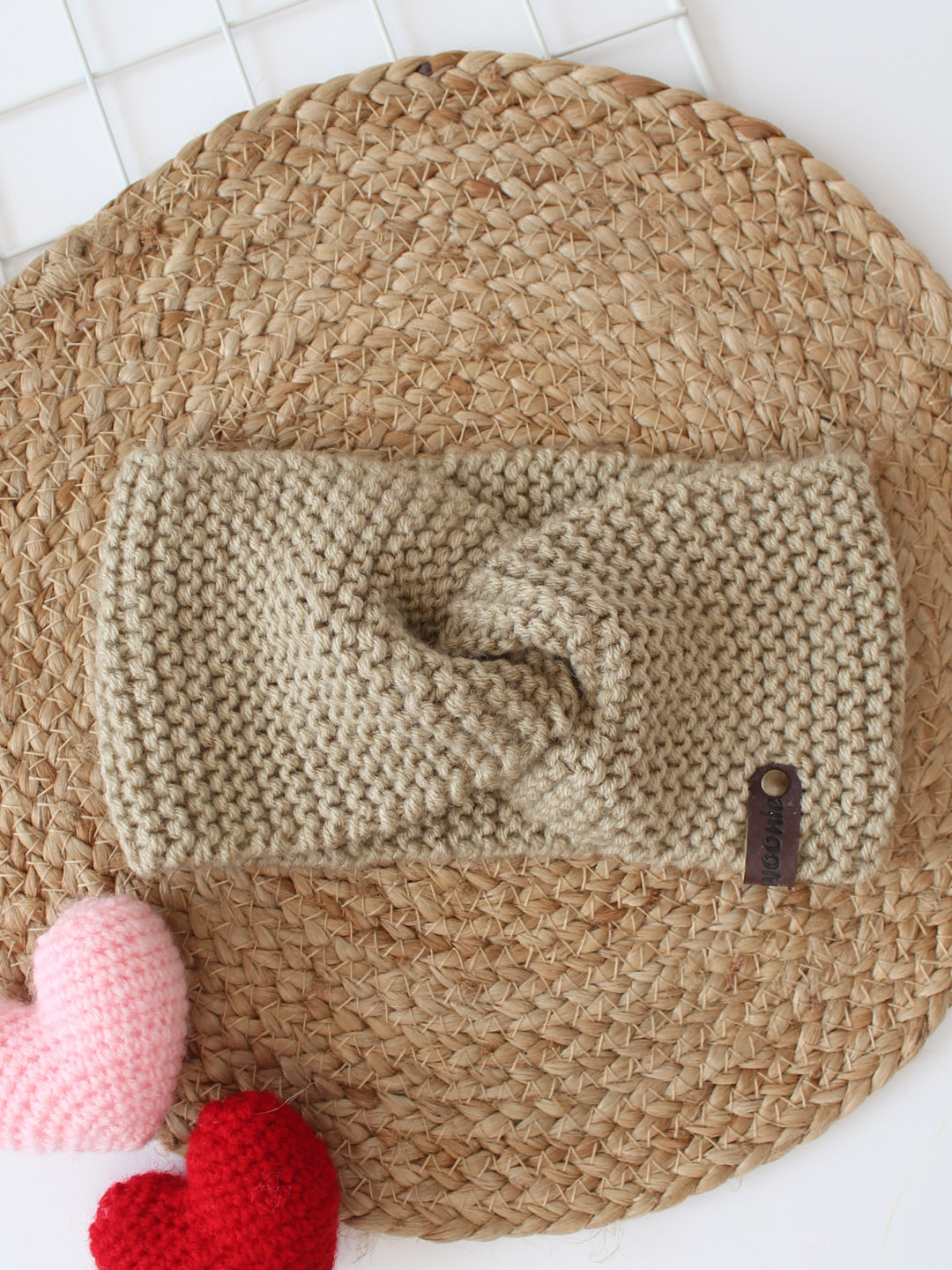 Woonie Self Design Headband - Beige