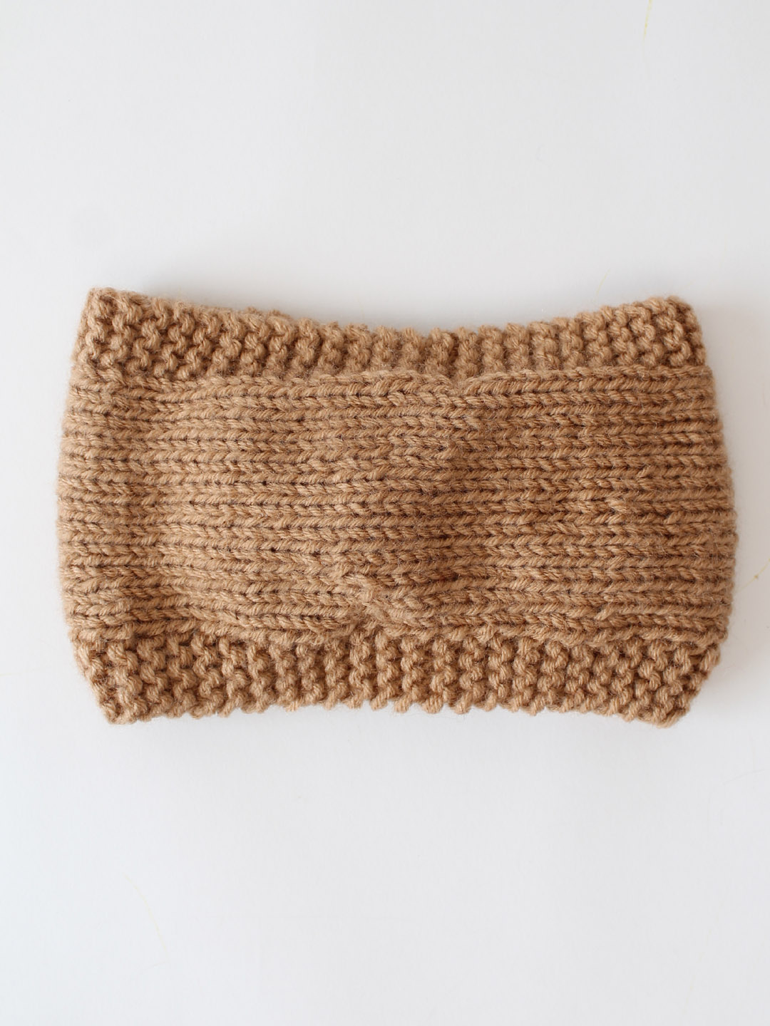 Woonie Self Design Headband - Brown