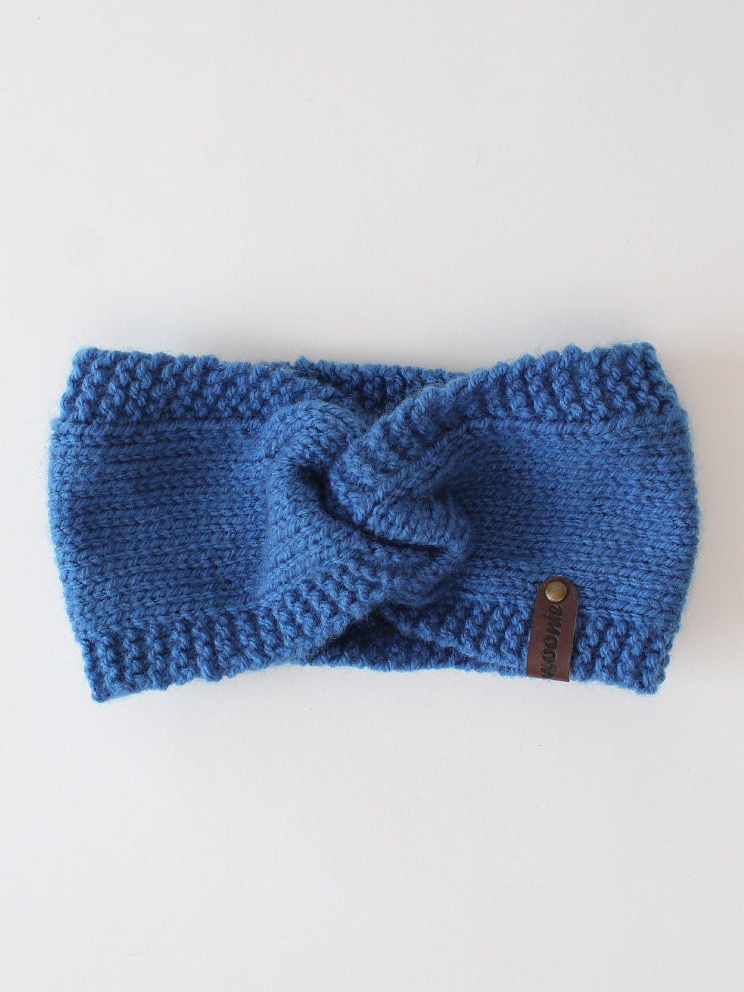 Woonie Twisted & Knitted Headband - Blue