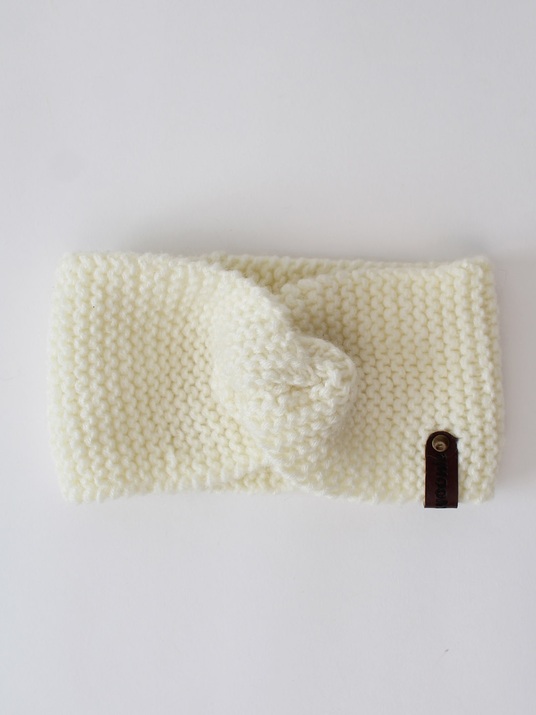 Woonie Knitted Headband - Cream