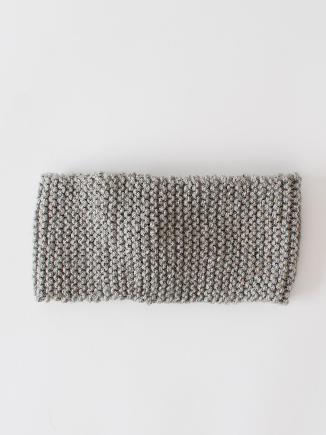 Woonie Knitted Twisted Headband -  Grey