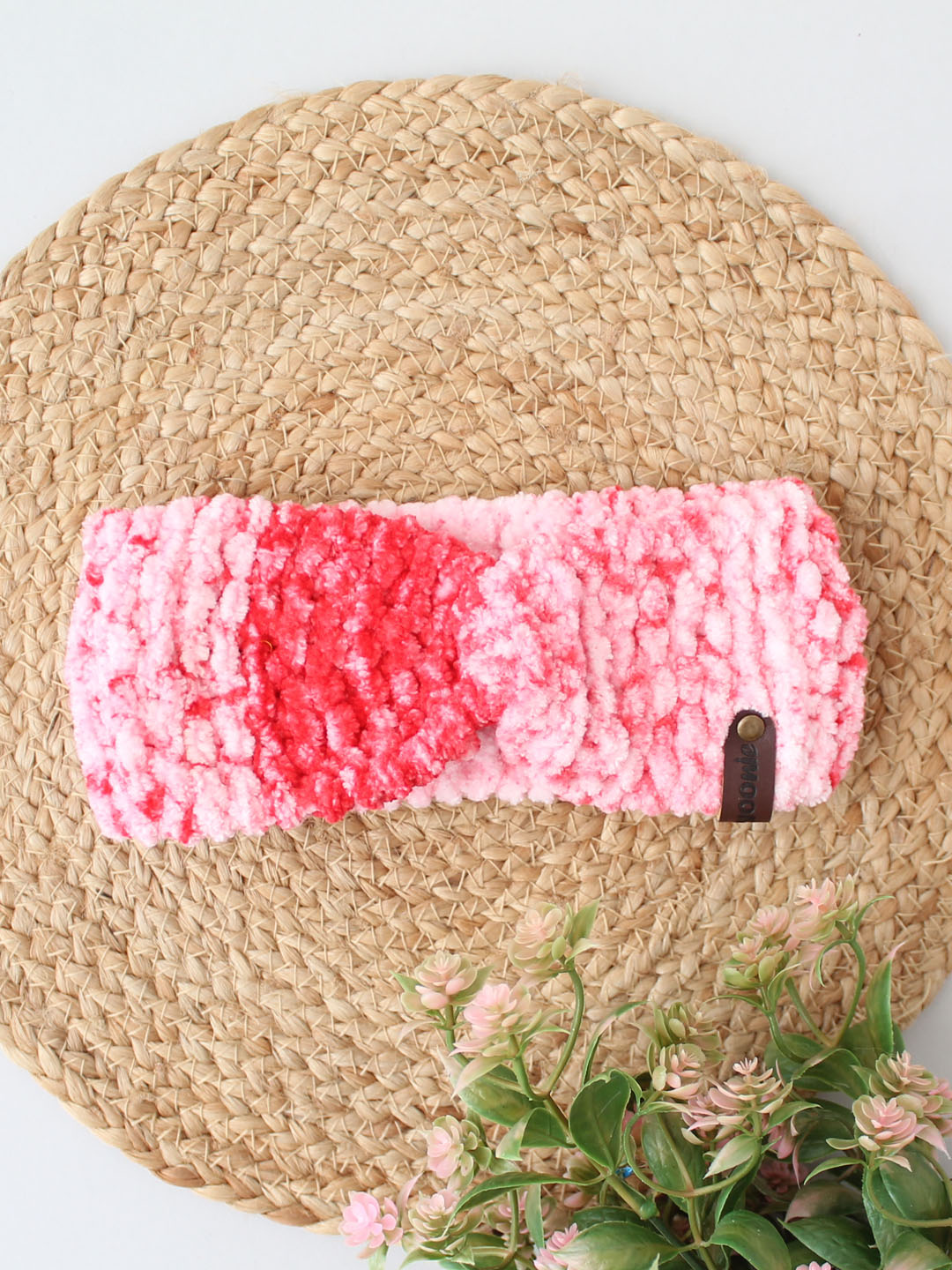 Woonie Self Design Headband - Pink