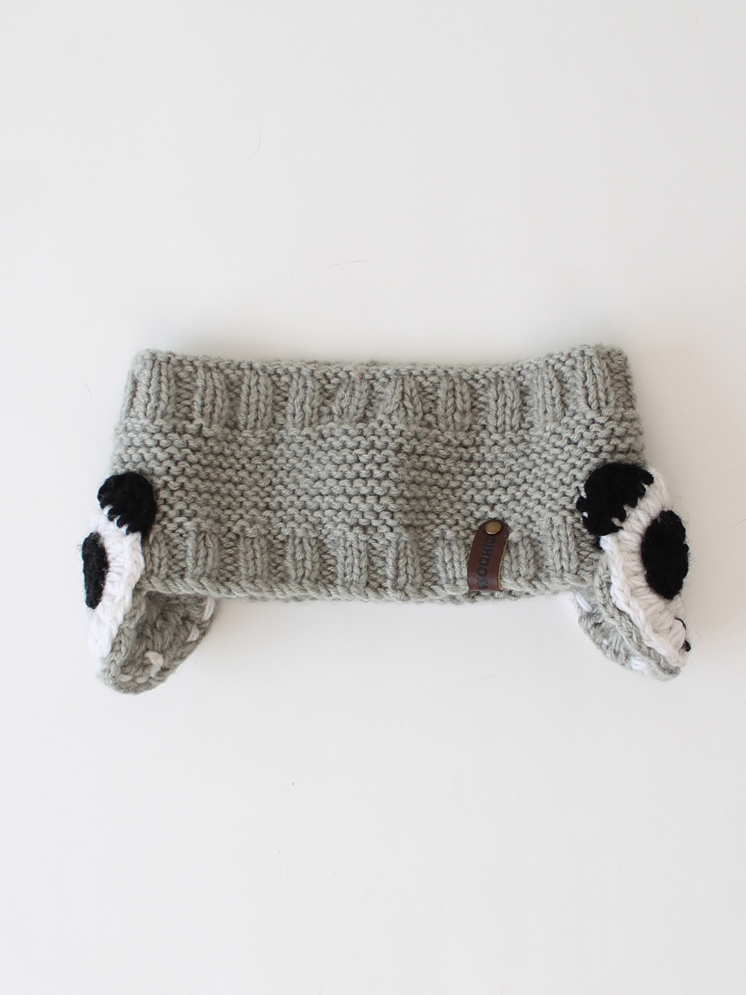 Woonie Panda Design Headband - Grey