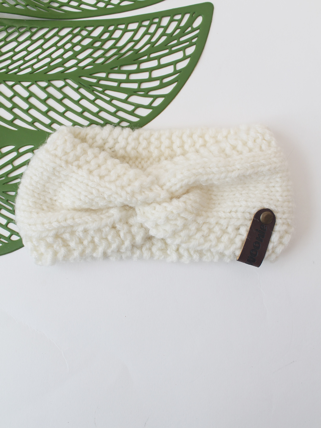 Woonie Bow Headband - Cream