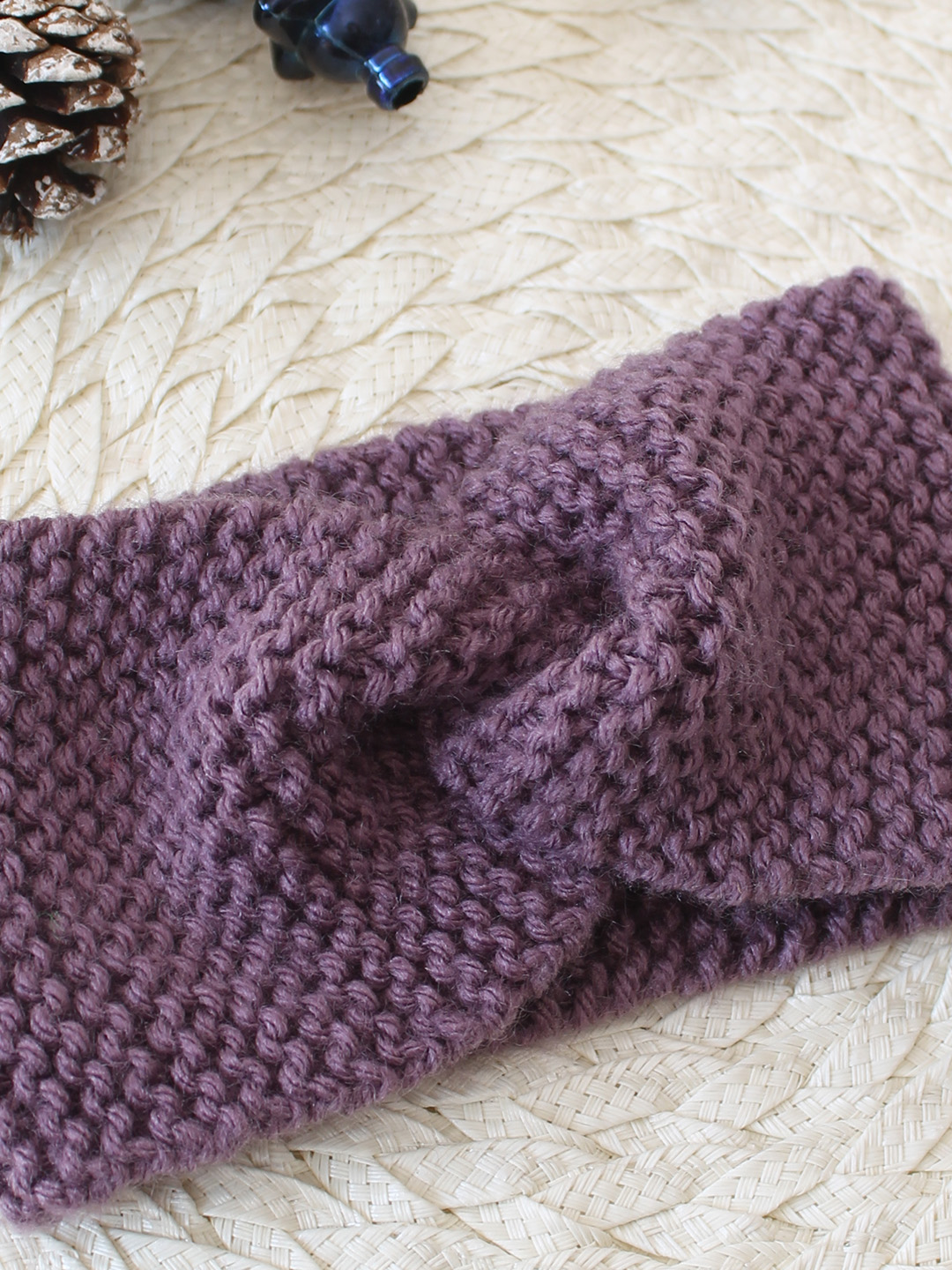 Woonie Bow Knot Headband - Purple
