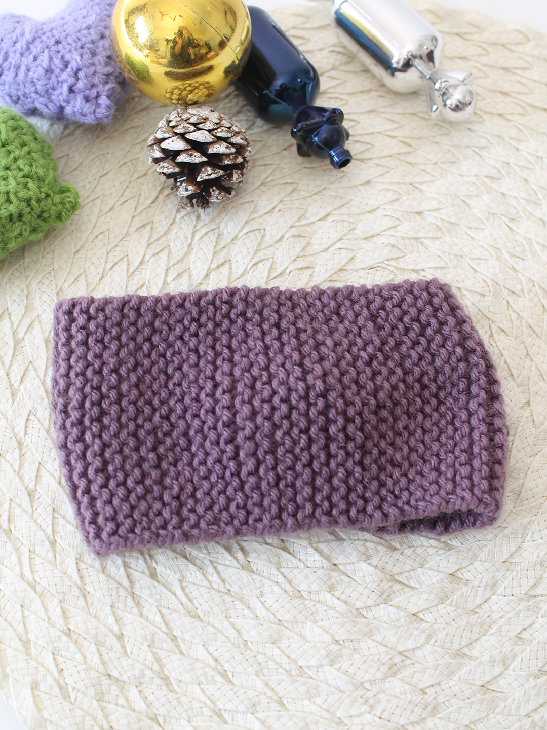 Woonie Bow Knot Headband - Purple