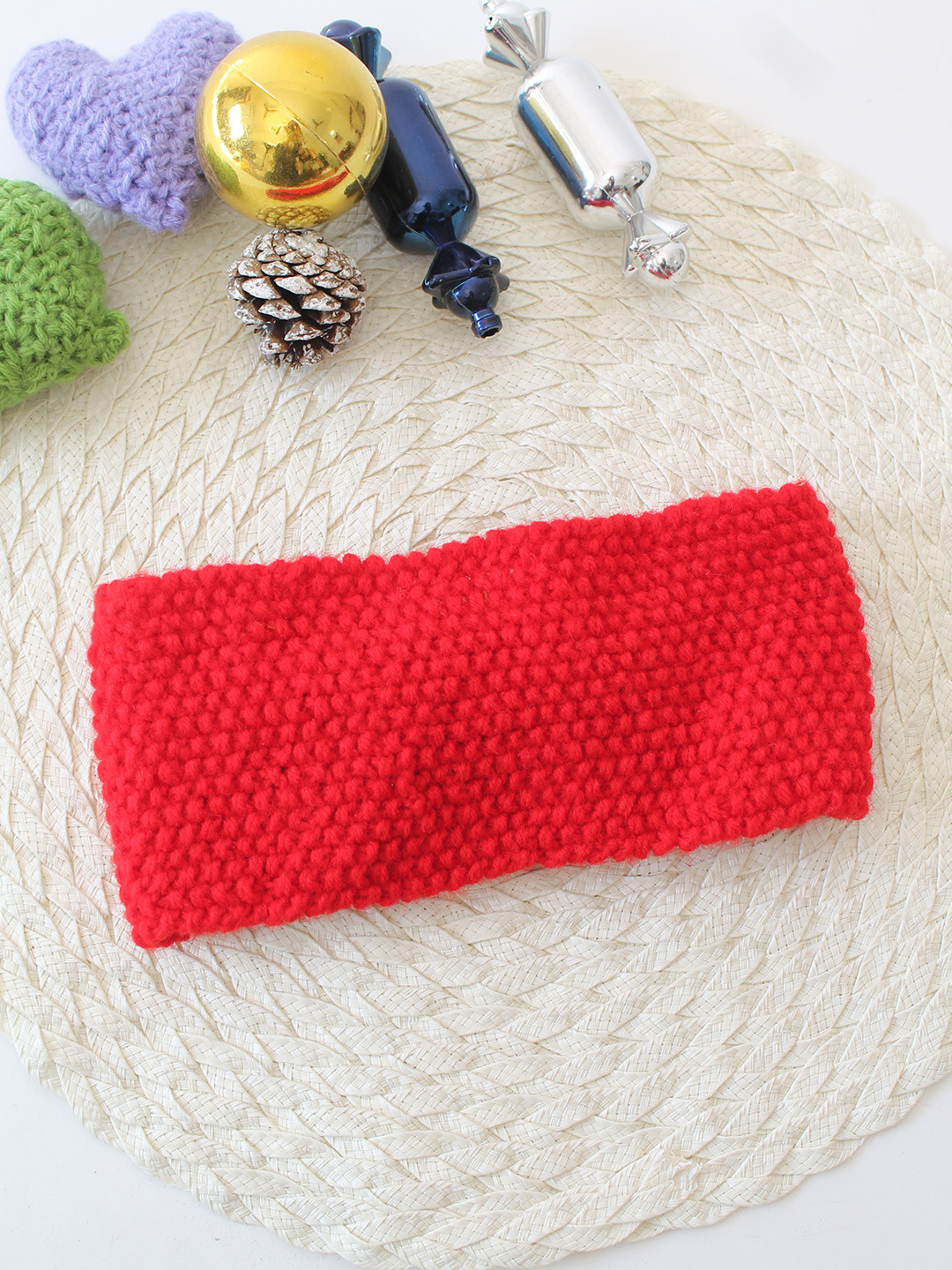 Woonie Bow Headband - Red
