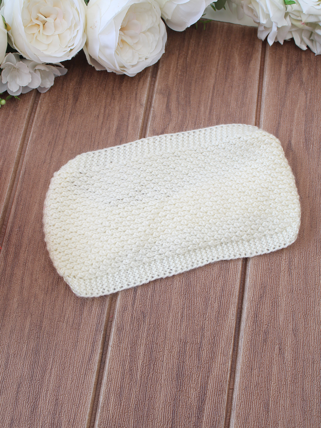 Woonie Handknitted Headband - Cream