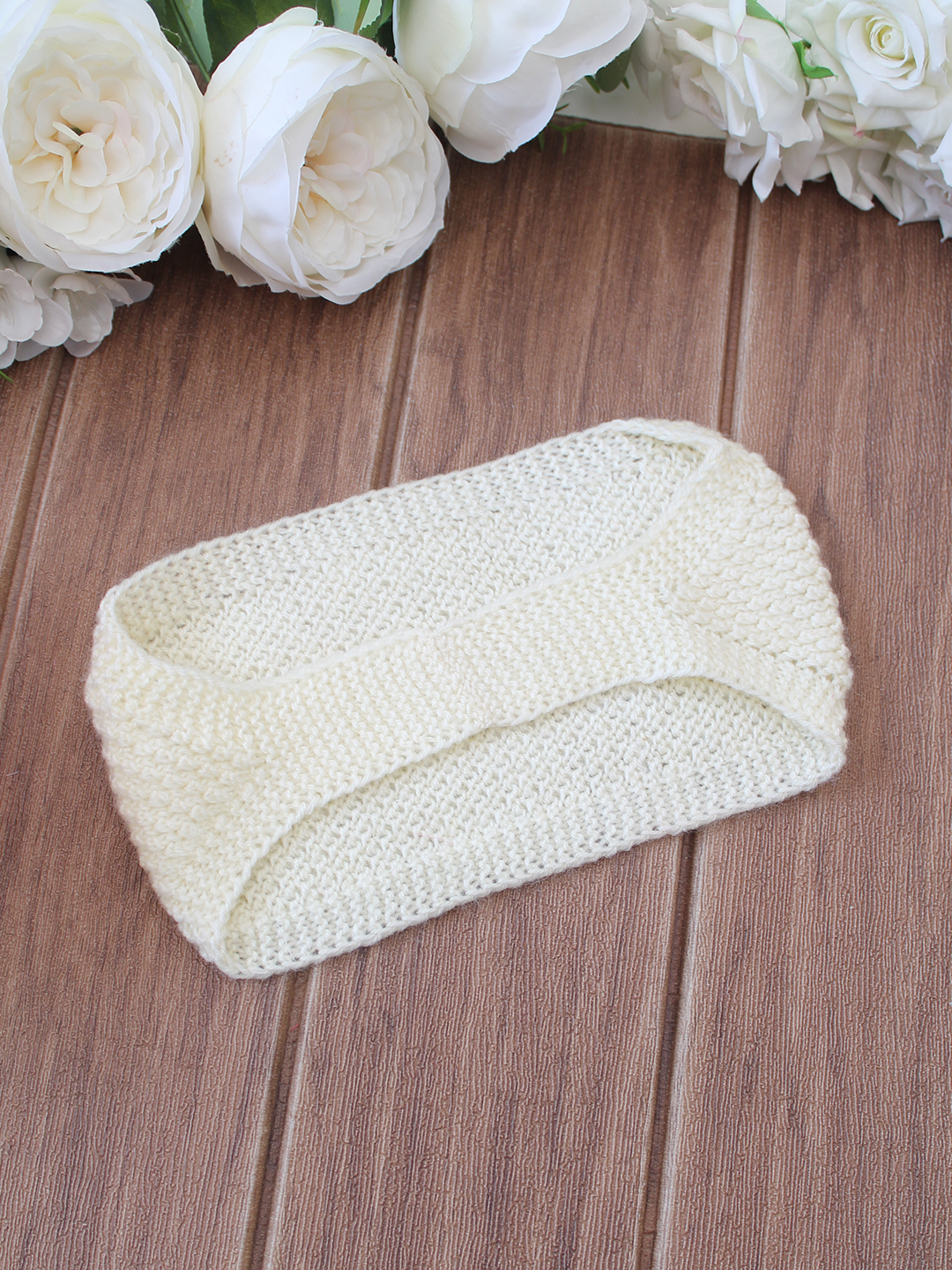 Woonie Handknitted Headband - Cream
